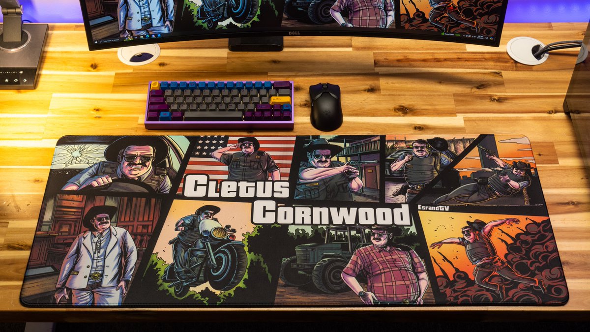 YO! Been working on something behind the scenes, we've got limited edition Cletus Cornwood desk mats! If you guys like this I'll do more stuff like it in the future! Get it now before May 31st!! epicdesk.shop/collections/es…