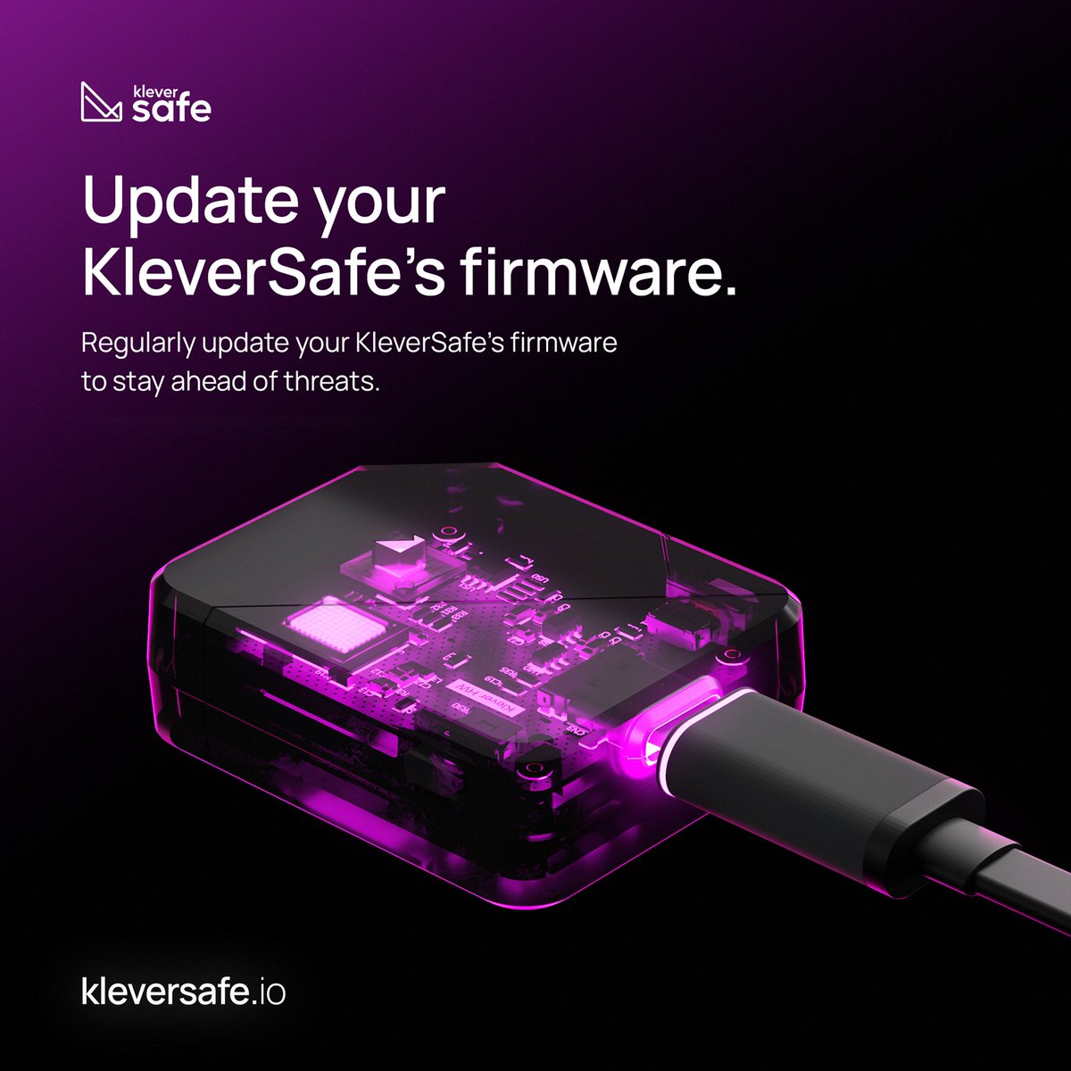 Keep your #KleverSafe at peak performance! 🚀

Ensure your device's security by updating the firmware at update.kleversafe.io

Stay safe, stay updated! 🔒 

#HardwareWallet #CryptoSecurity