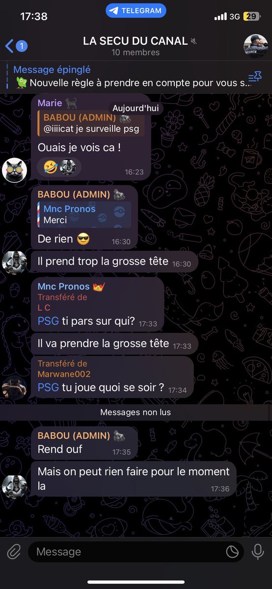 ArthuritoPronos's tweet photo. Chaque personne qui gagnera sur sont canal et qui sera un peu trop @ sera ban sans réel raison c’est ce qui c’est passé avec un certain « Demon » il y a quelque jours.

Chaque personne qui critiquera sont pass même en étant remplie de bienveillance sera ban 

⬇️ https://t.co/yZT39XsI7U