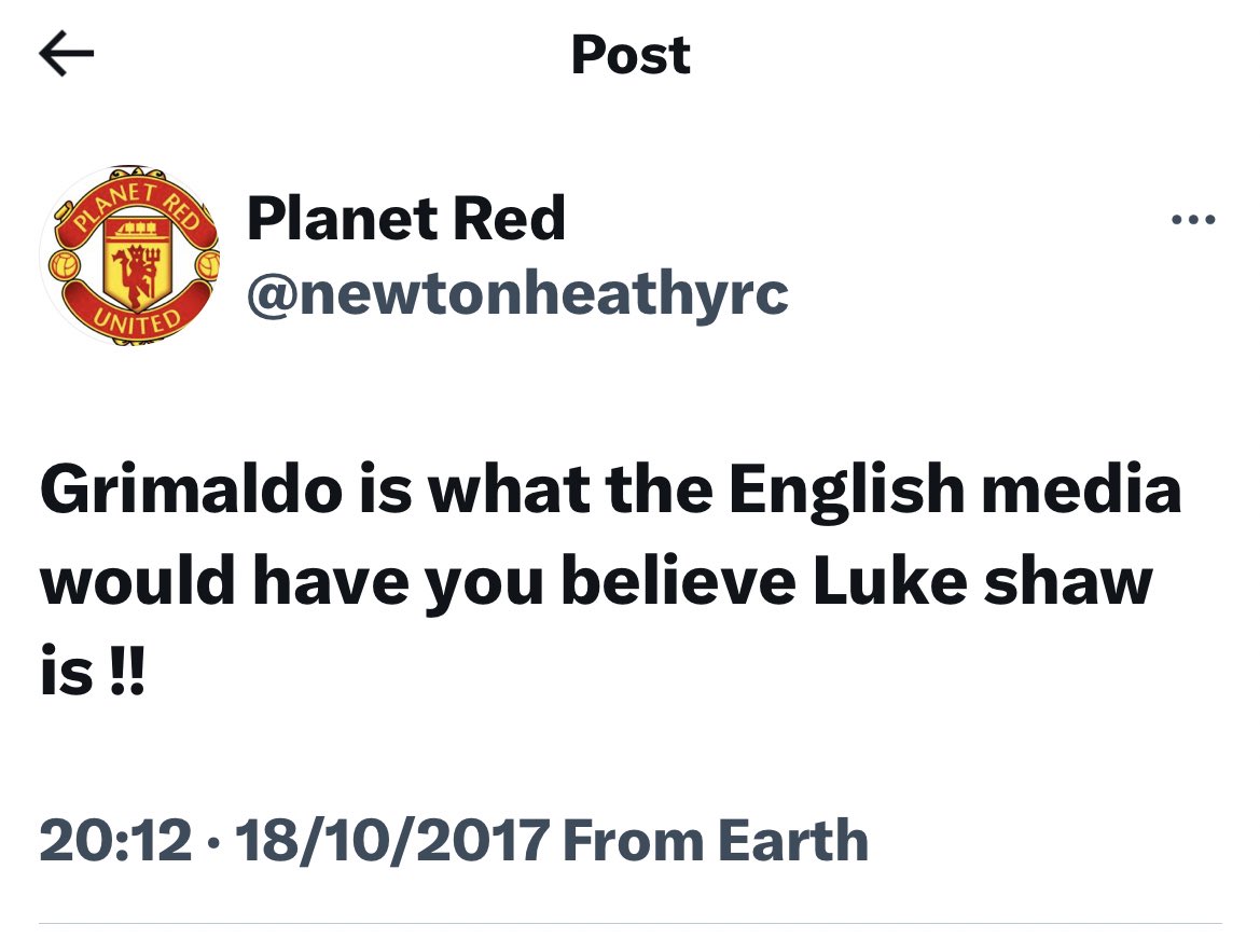 Was right in 2017 !!! Nothing has changed but what do I know about football . Shawberto he’s definitely not , hard to be tbf when you miss 45% of your career playing COD