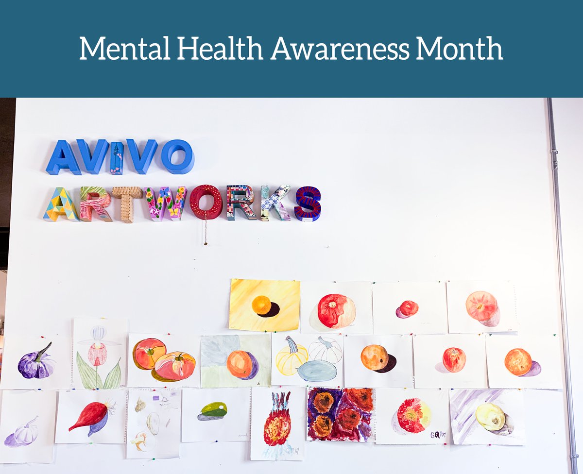 May is #MentalHealthAwarenessMonth! Did you know Avivo offers a Community Support Program, including our ArtWorks art studio program, for individuals living with severe and persistent mental illness? Learn more at avivomn.org/csp