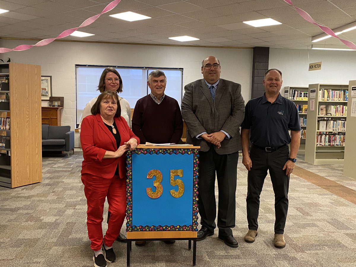 Glad to join my colleague MHA Lucy Stoyles and Councillor Mark Rice at the Ross King Memorial Library this evening to celebrate the 35th Anniversary of the Library at this location. #CommunityMatters #MountPearlProud