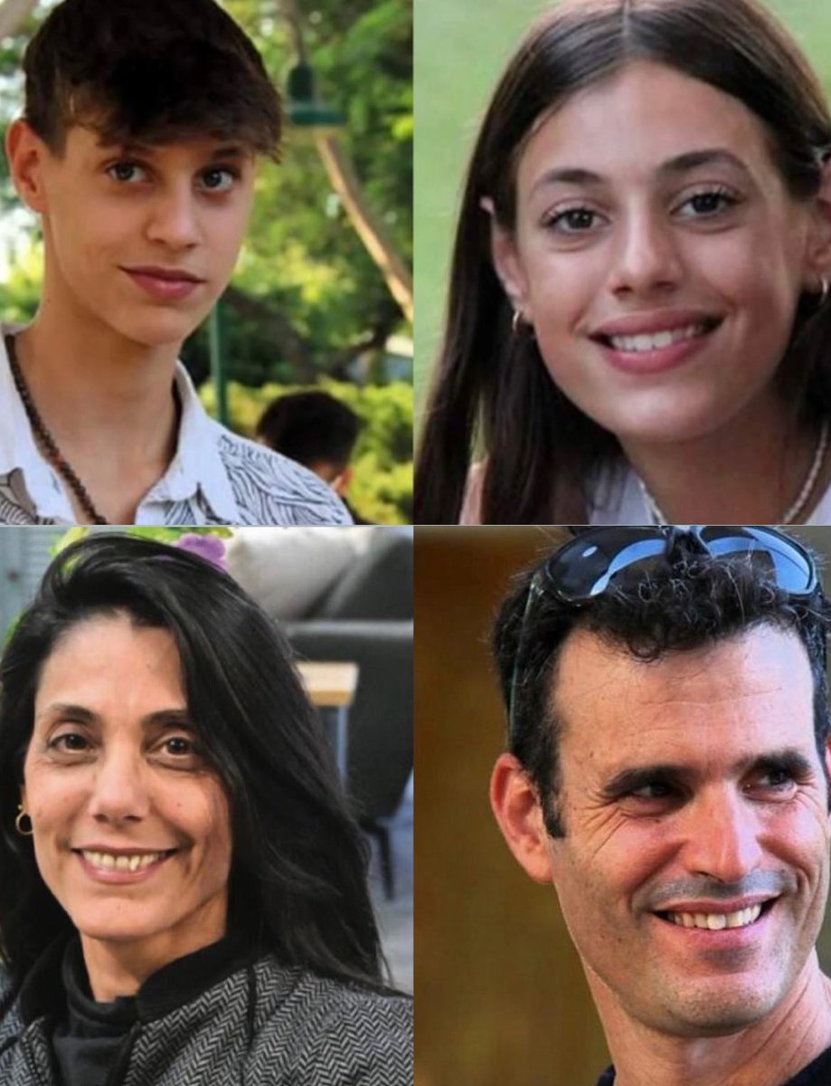 Alma (13) and Noam (17) Or who were held hostage by Hamas on October 7 and released in November are orphans. Their mother Yonat was murdered on October 7 and their father Dror who was kidnapped has been confirmed as murdered. His body is being held in Gaza. No words 💔