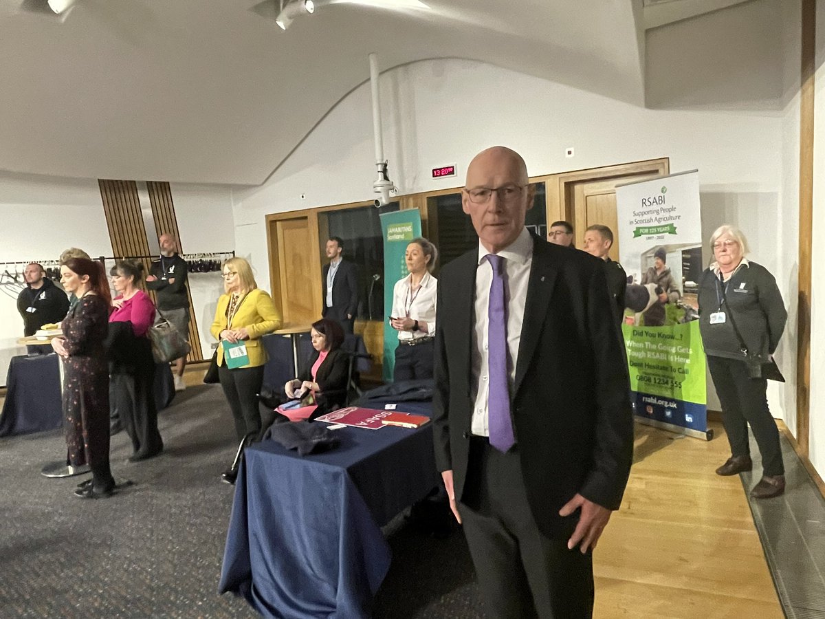 Huge thanks to @JohnSwinney our soon to be First Minister for taking time today of all days, to attend my suicide awareness and prevention event in the Scottish Parliament. It’s so important to talk about this issue @AndysmanclubSco @RSABI @samaritans @SSAFA @suicideresearch