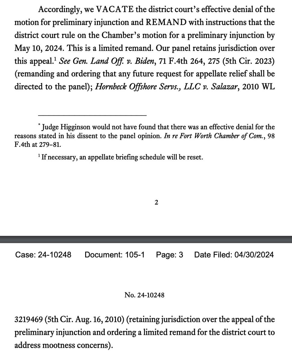 The Fifth Circuit is now striking CFPB filings pointing out that Fifth Circuit rulings are nonsensical and premised on factual impossibilities. 1: Today / 2 & 3: Yesterday from CFPB. / 4: Tuesday, Fifth Circuit.
