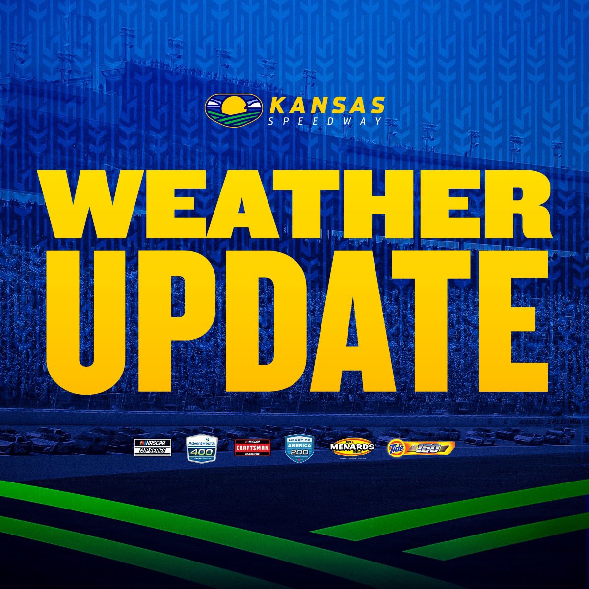 UPDATE: Thunderstorms are approaching the area. 

Please find appropriate shelter and secure items at campsites. Please take necessary precautions.