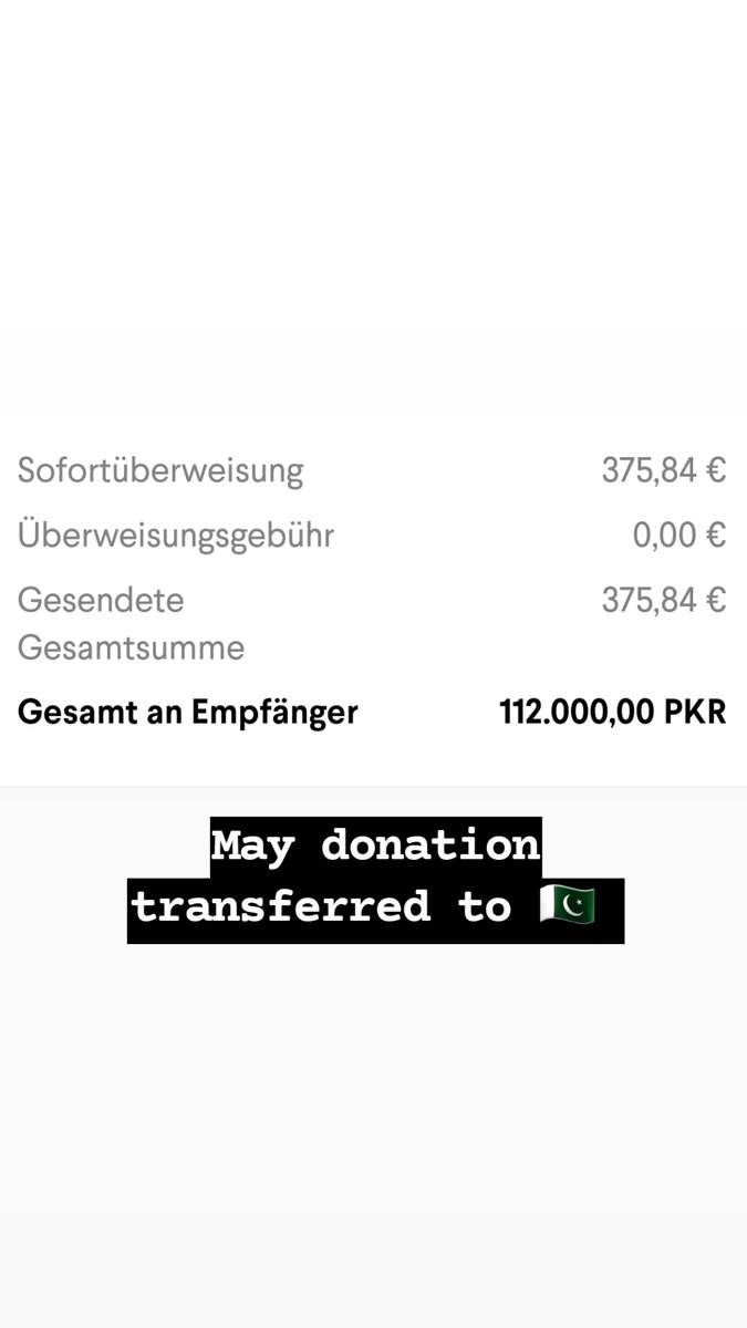 May donation transferred to 🇵🇰
#Pakistan #TreeofHope #fundraiser