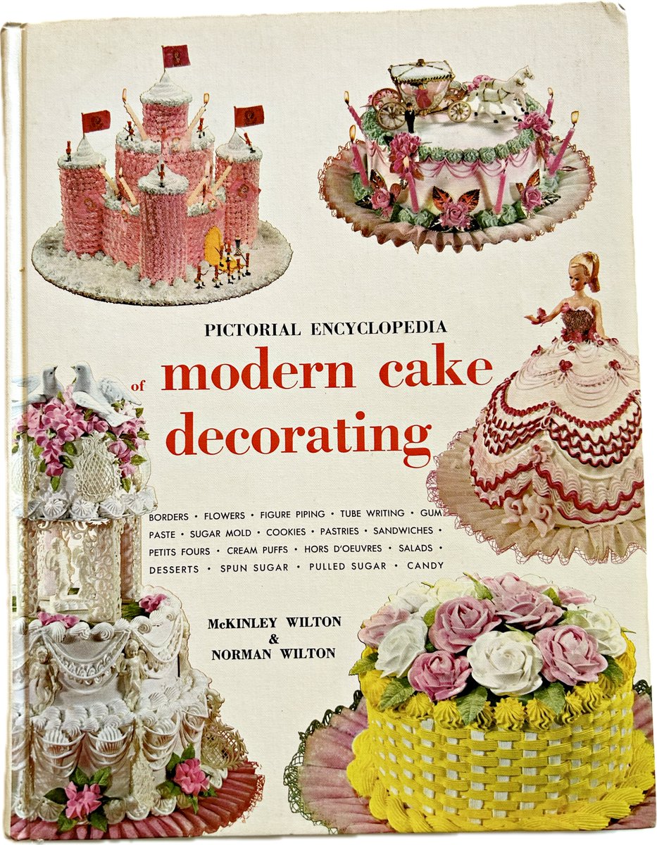 Cake Decorating, #Homemaker's #Pictorial #Encyclopedia By Wilton
* 1966 Edition 
 #Castle #Cakes #Barbie #princesscake #cakedecorating #baker #baking #vintagecookbooks #oldcookbooks #retro_mode #vintagekitchen --->>> ebay.com/itm/1963757218…