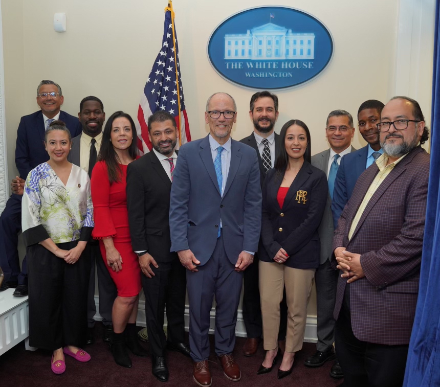 Thank you Secretary Xavier Becerra, Tom Perez, Kiraba Jackson, Elizabeth de Leon Bhargava and Eric Morrissette for the great first ever briefing at The White House! #NAHPLEG2024 #NAHP2024 #NAHPLegSummit