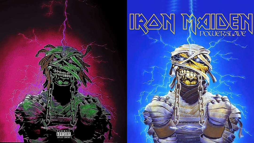 Rapper says he's being sued by @IronMaiden for plagiarism.

I dunno, they look totally different to me 😆

Article in comment... 🤘😈

#IronMaiden #MetalNews #MetalForTheMasses #Apple985FM #Stix #MFTM #Skullboi #MadeInMetal2019 #BacchusMarsh