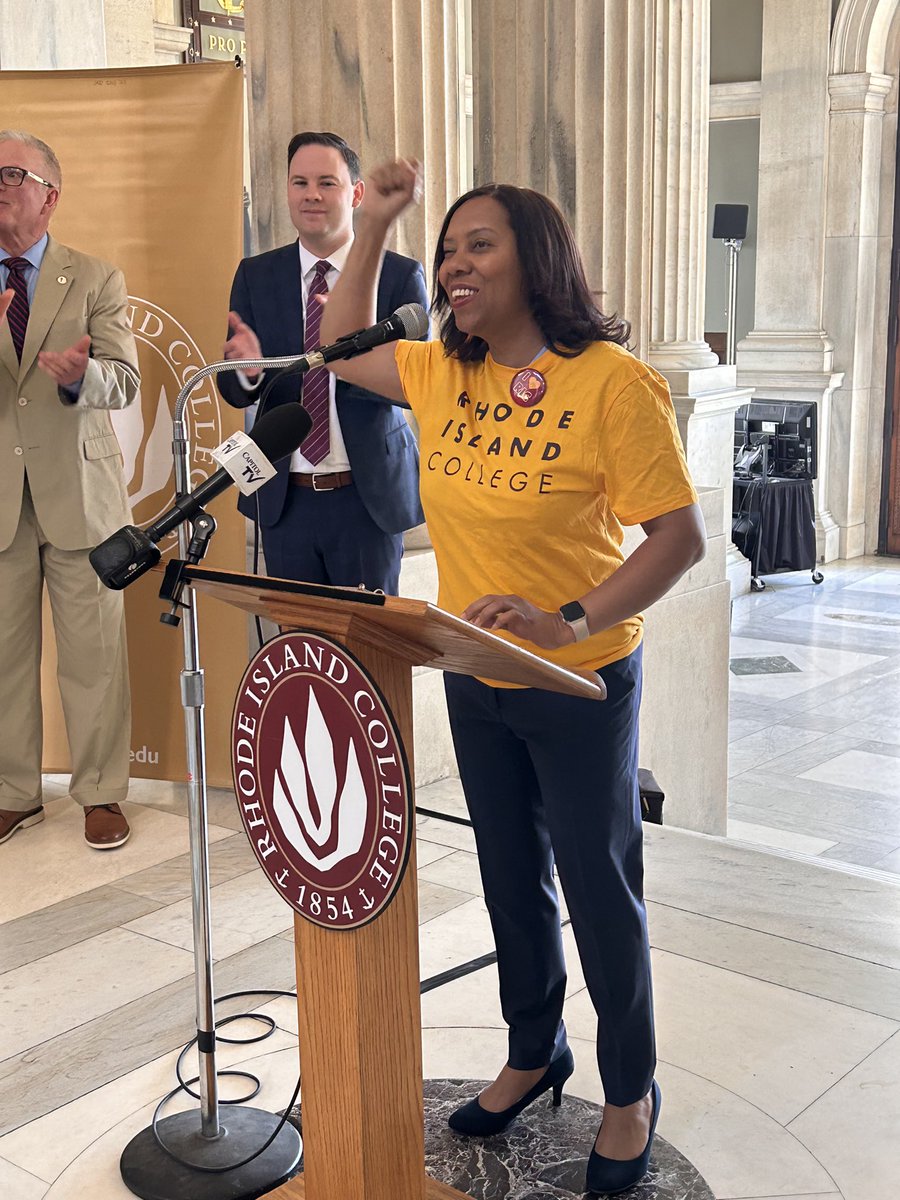 Proud Anchorwoman checking in - Rhode Island College rocked the State House for RIC Day! RIC has always been an incredible, welcoming space for learners of all backgrounds. Under the guidance of President Warner and with the help of Congressman Langevin, it’s stronger than ever!