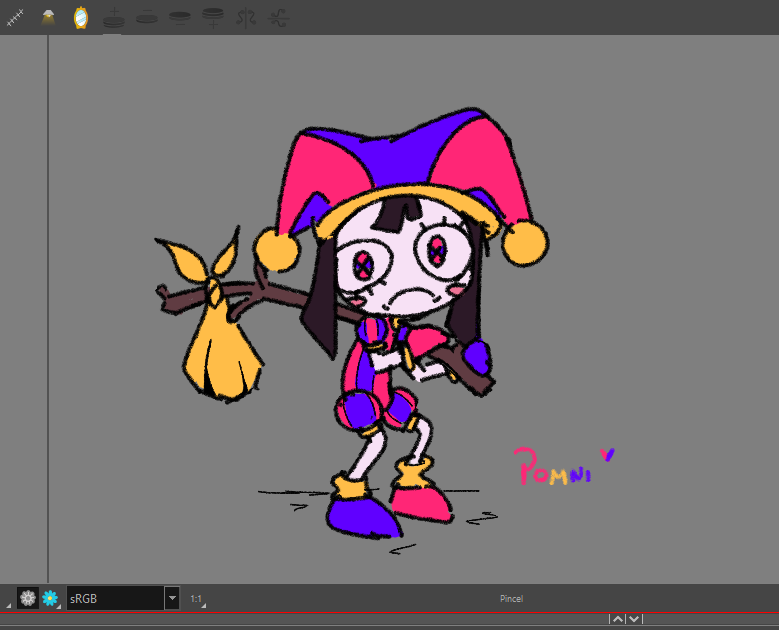 Drew her in my hw 

#Pomni #tdac #TheAmazingDigitalCircus