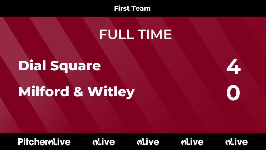 FULL-TIME:
Dial Square 4 Milford & Witley 0
Surrey County Intermediate League (Western) Premier Challenge Cup Final
2 May 2024
dialsquarefc.com/teams/235881/m…