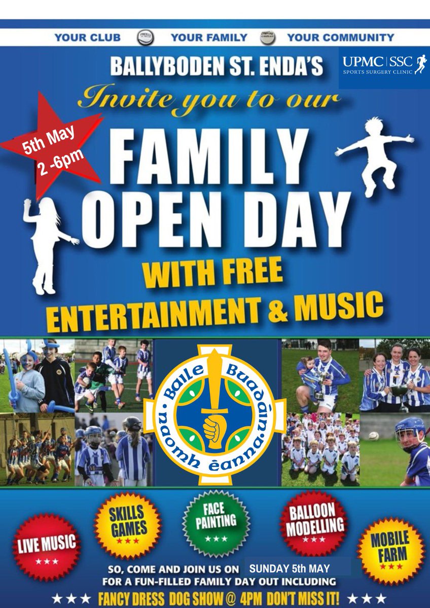 Our Family Fun Day takes place on Sunday ! Don’t miss a great day for all the family !