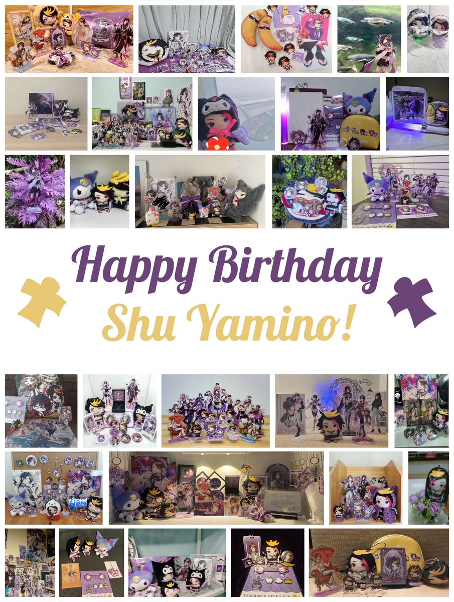 Shucord1's tweet photo. Merch Collage (2/2)
A collage of Shu Yamino Merch!
#YaminoBirthday2024 https://t.co/MCVCbgXdKR