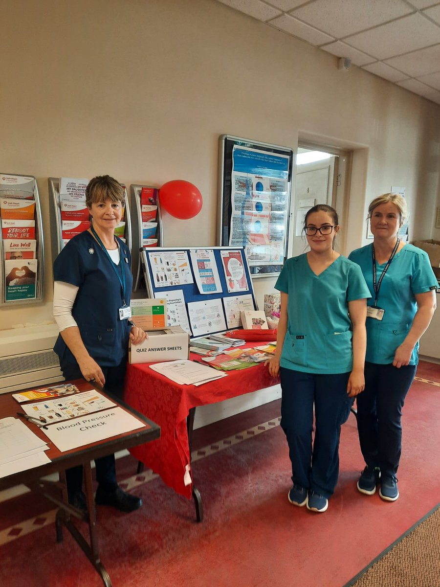 Marvellous Monaghan HF service showcasing their awareness stand today for #heartfailureawarnessdays
#bumpupthepump