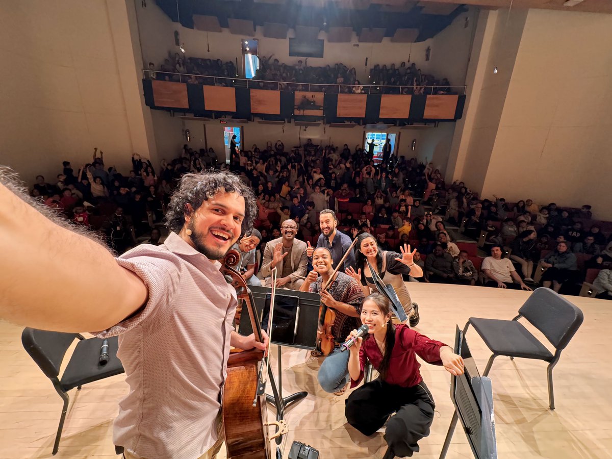 Show4 #IvalasQuartet 
#PedroSánchez 
#TianiButts 
#ReubenKabede 
#MarcusStevenson 
#MikaSasaki 
I hosted @chambermusic #ChamberMusicSociety #ChamberMusicBeginnings w/  #AnaCantoran at #MerkinHall 
#RichardAdger 
#AvaTraum 
#EmilyHarper 
Script
#JacquelineCoston & 
#JeromeBrooksJr