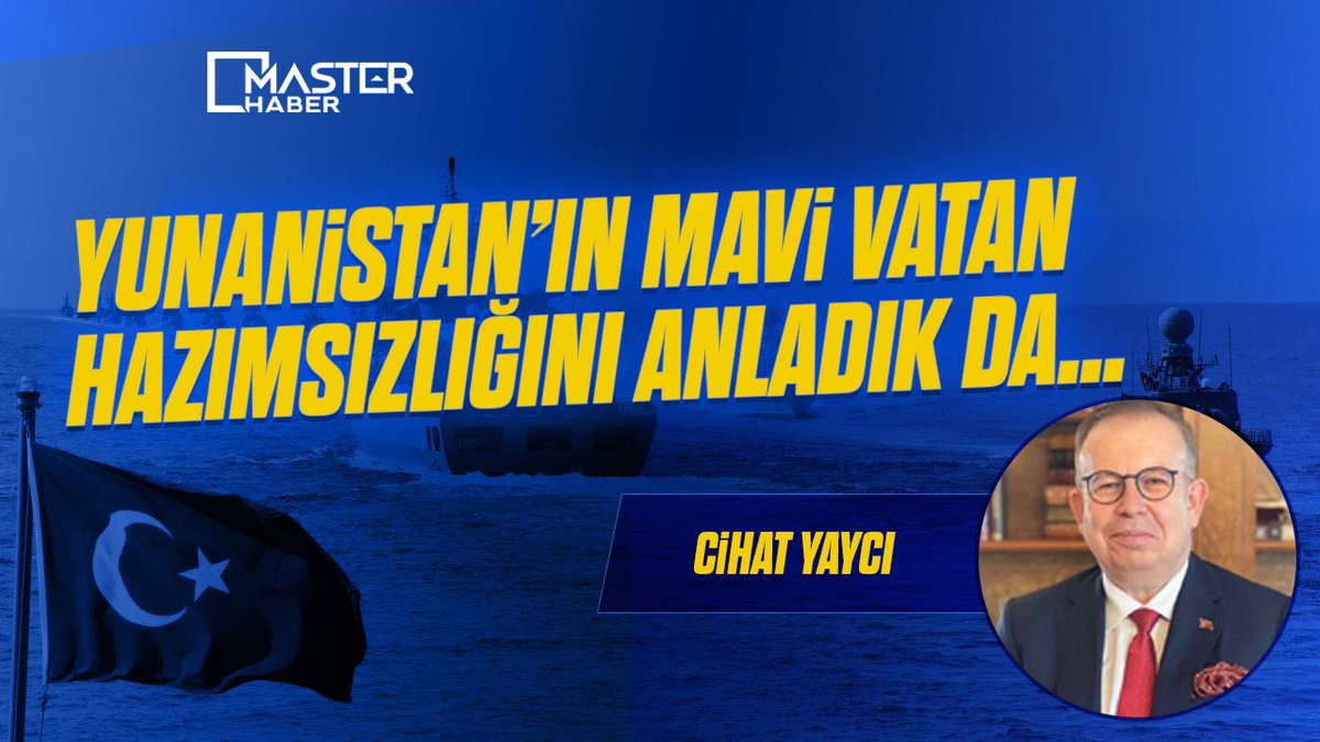 🚨 Cihat Yaycı yazdı: YUNANİSTAN’IN MAVİ VATAN HAZIMSIZLIĞINI ANLADIK DA…💥 ✍ @turkdegs 🔗 masterhaber.com/kose-yazilari/…