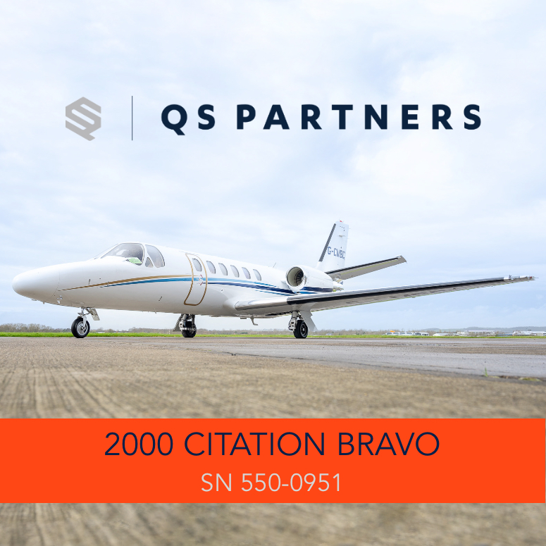 Reduced Price on Fully EASA-Equipped Bravo – Available Immediately from @qspartners

#FindAircraft #AircraftForSale #AircraftSales #Aircraft 
#JetForSale #PrivateJet #BusinessAviation #BizAv 
#Cessna #CessnaCitation #CitationJet #CitationBravo 
#QSPartners