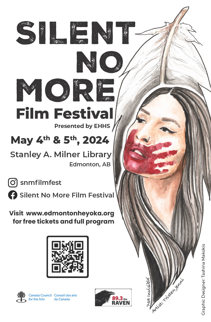 SACE is honoured to booth at the Silent No More Film Festival this Saturday, May 4 at the Stanley A. Milner Library. Learn more about this important film fest and get free tickets at silentnomorefilmfest.eventive.org/welcome. #RedDressDay #SVAM #yegEvents