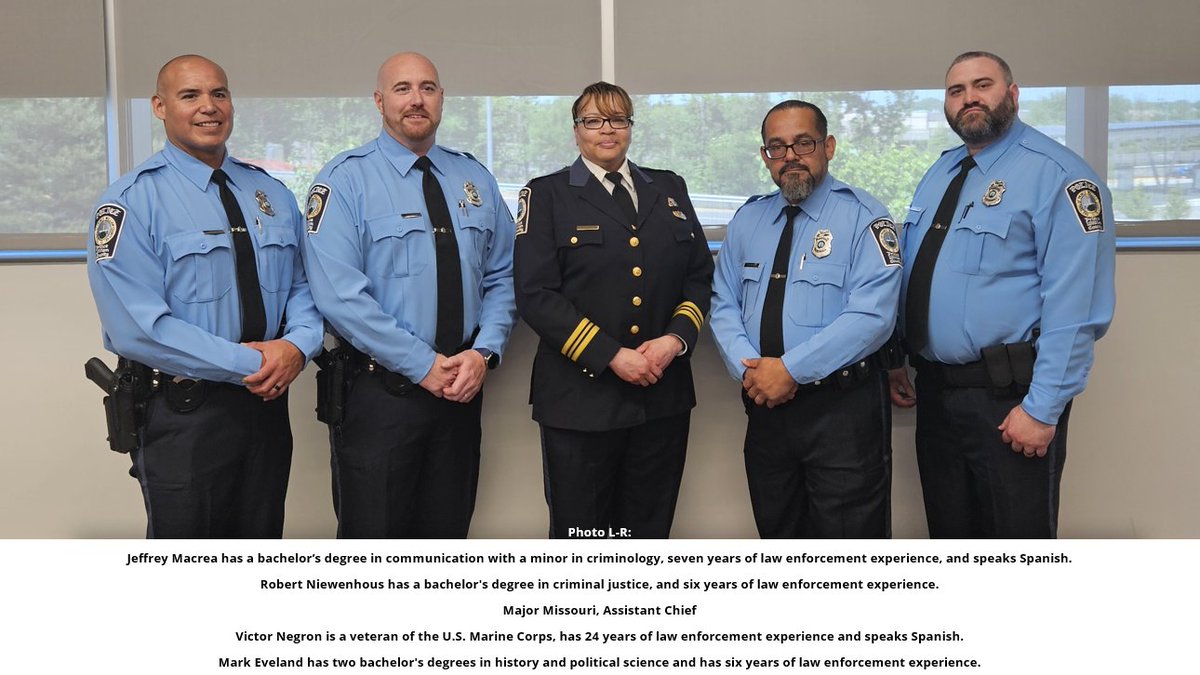 4 officers graduated from the Option 5 Out-of-State Lateral Program today at the Fairfax County Criminal Justice Training Academy in Chantilly, VA. Each officer brings years of experience from fellow law enforcement agencies & we hope you will join us in welcoming them to #PWCPD.