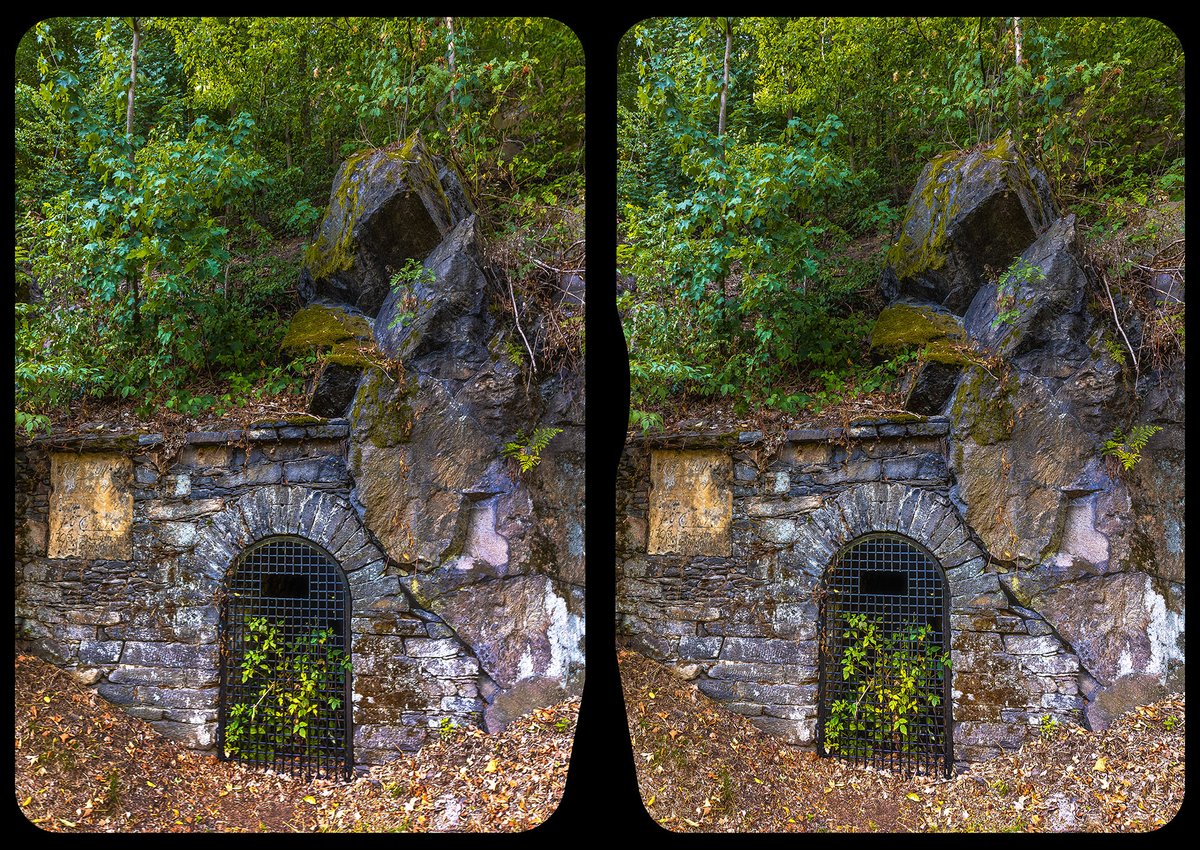 #3D #Bergbau #Stereoscopy #Kreuzblick #Crossview #Stereo3D #Altbergbau #Erzgebirge #Sachsen #portal