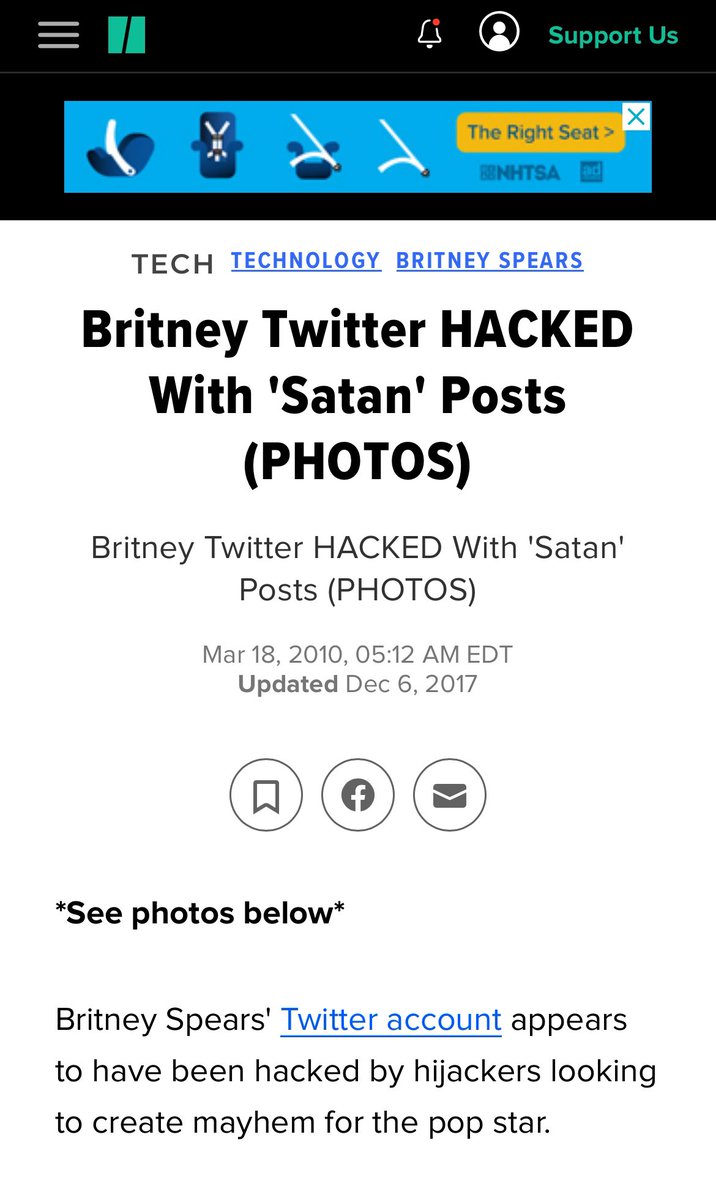 In 2010. Britney Spears’ Twitter was allegedly hacked & tweets praising Satan & the New World Order were posted. This was after she was thrown into her illegal conservatorship, masterminded by Lou “Loucifer” Taylor, and she had no control over anything in her life including…