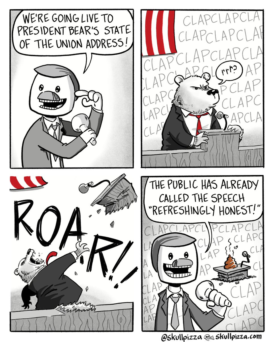 Current bear-themed discourse kind of explains how President Bear got elected.