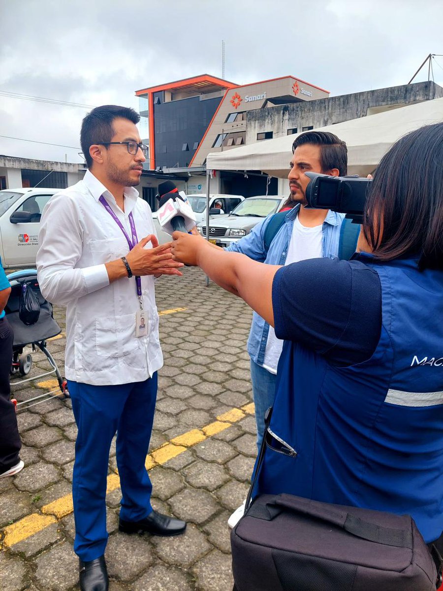 #SantoDomingo | El Distrito 23D01 de @Salud_Ec realizó el lanzamiento del inicio de la campaña de vacunación contra el virus del Papiloma Humano dirigida a niñas de 9 a 14 años y niños de 9 años. El evento se realizó en el Centro de Salud Augusto Egas. #ElNuevoEcuador