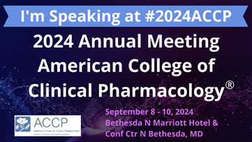 I am pleased to be Faculty at the #2024ACCP Annual Meeting, Sept 8 – 10, 2024 as part of Hot Topics: Advancements in Antisense Oligonucleotide Development: Challenges, Strategies & Novel Approaches on 9/10/2024. Hope you can attend @UMN_Pharmacy @UMN_ECP @stopbatten @indousrare