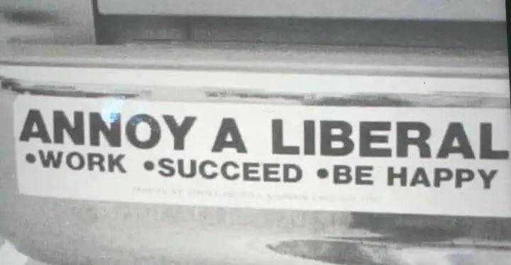 ANNOY A LIBERAL 🔴Work ⚪️Succeed 🔵Be Happy