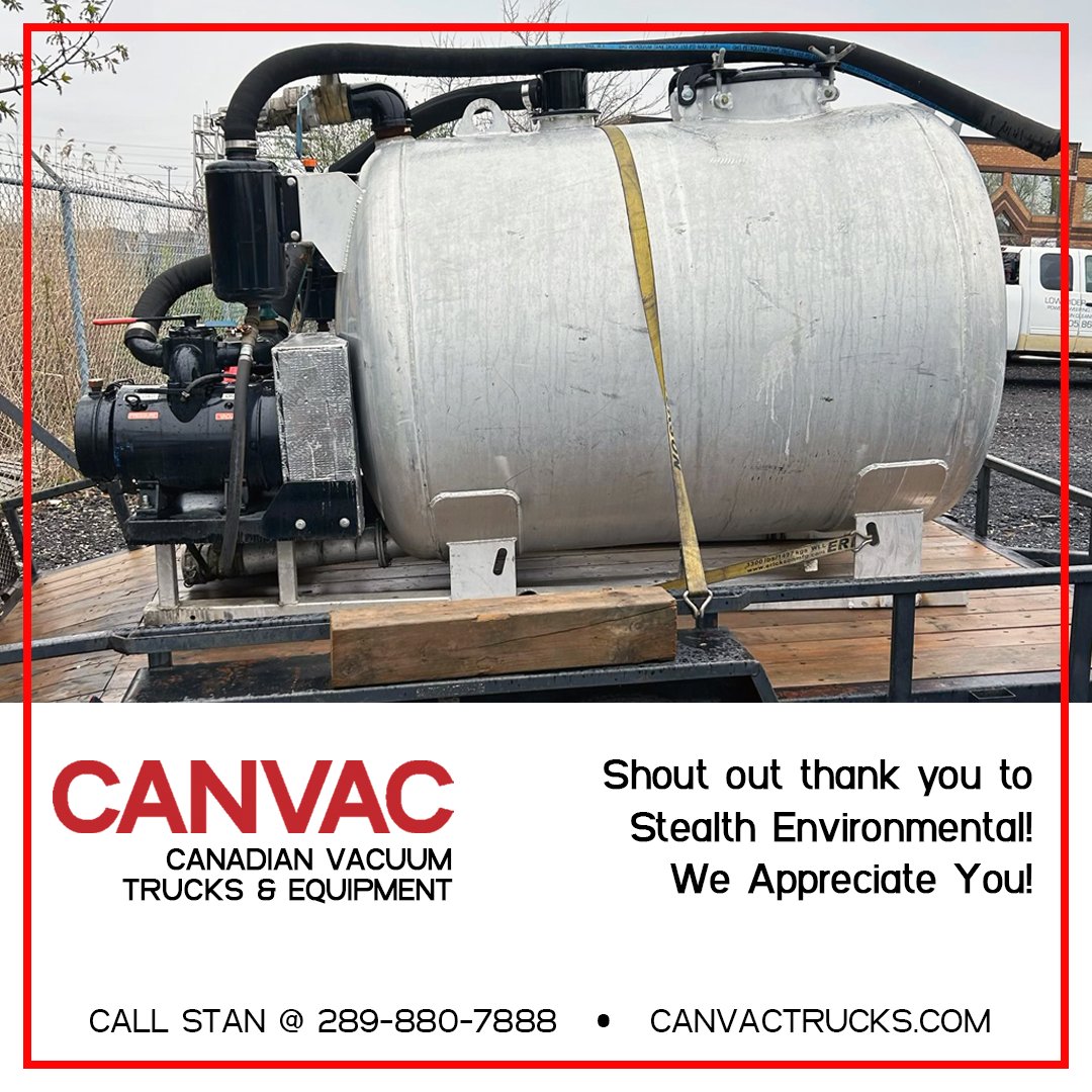 Thanks Stealth Environmental for your purchase of this “hardly used” slide in system we found available immediately for your needs. Appreciate your business. 
canvactrucks.com/news/282-shout…
#portabletoiletservicing #septicsystem #slidein