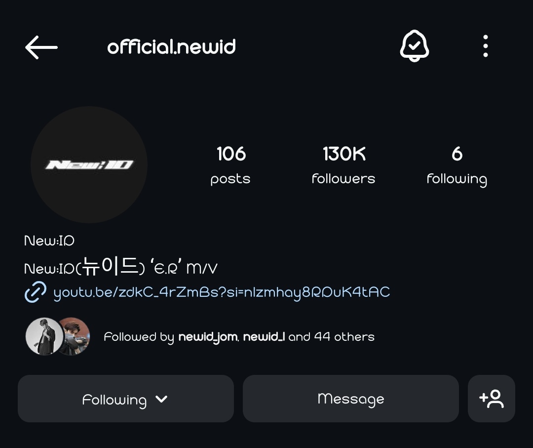 Happy 130K IG  followers 🥳 
@official_newID
#New_ID #뉴이드