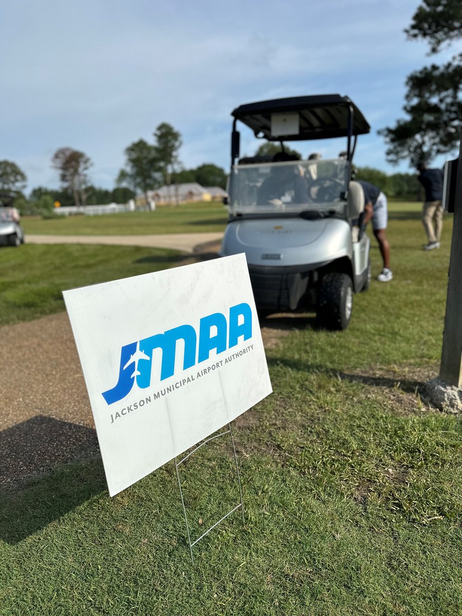 Fore the love of community! Today's @Tougaloo_1869 Beverly Wade-Hogan Golf Classic was a hole-in-one! JMAA proudly supports sports & education in our community. Huge shoutout to our incredible team for representing JMAA with excellence! ⛳️✈ #CommunityEngagement #FlyJAN