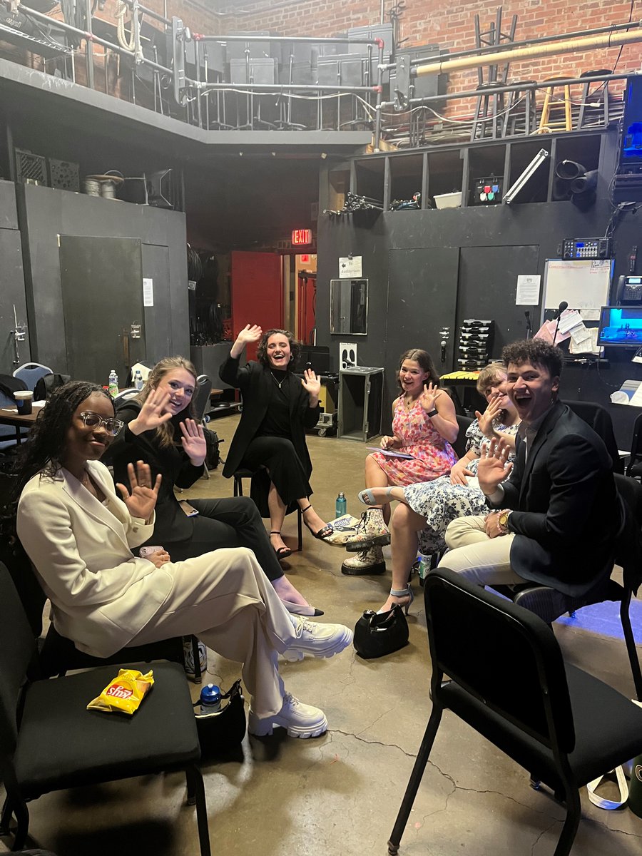 Our 2024 @PoetryOutLoud National Finalists are backstage getting ready for tonight's competition! Tune in at 7 p.m. ET on arts.gov/Poetry-Out-Loud as one of these students recites their way to the National Champion title & $20,000 grand prize 🎉