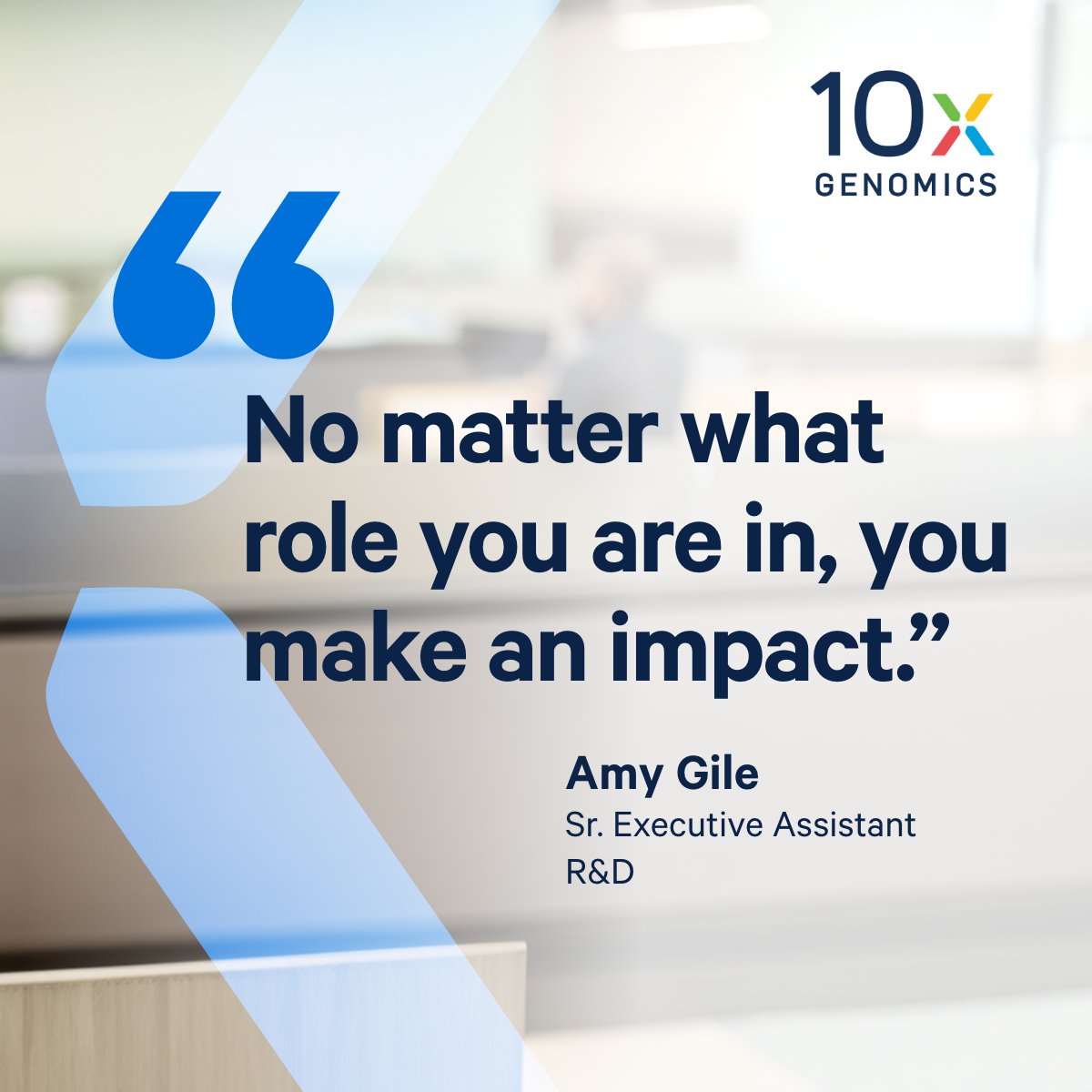 Every 10xer is a main character. “No matter what role you’re in, you make an impact,” says 10xer Amy Gile. “The executive support team & I enable the rest of the organization to remain focused on our core mission.” See how you fit in the story: bit.ly/49XR4Cp