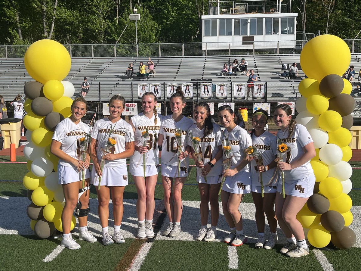 Congrats to our senior girls lacrosse players and good luck tonight against Delaware Valley. #WarriorPride