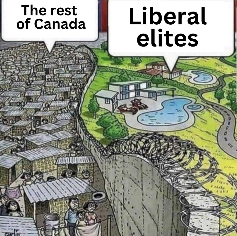 I know this is a meme that usually depicts socialism, but this is what Canada is morphing into after 9 years of Liberal reign. 

💀💀💀