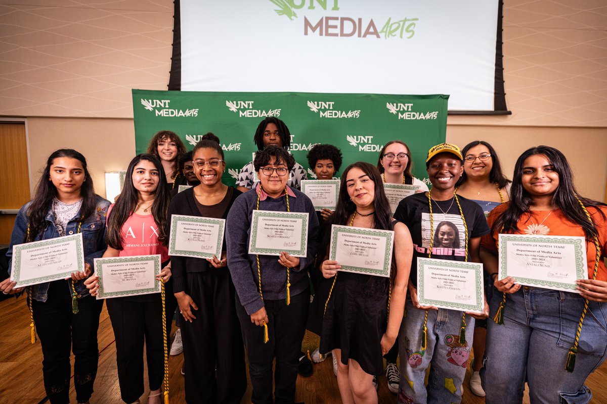 We held our annual Media Arts Honors and Awards Reception and recognized students as well as those who received a scholarship from the department. Congratulations to all!

Photo Credit: Mario Salazar