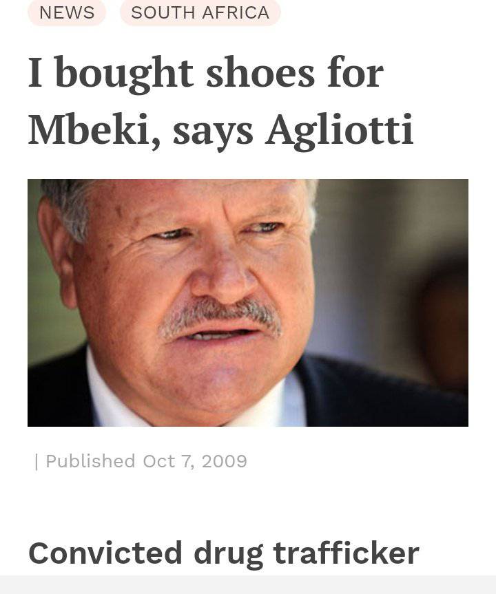 The shoes that Mbeki was wearing when he got recalled from Union building🤣🤣🤣🤣