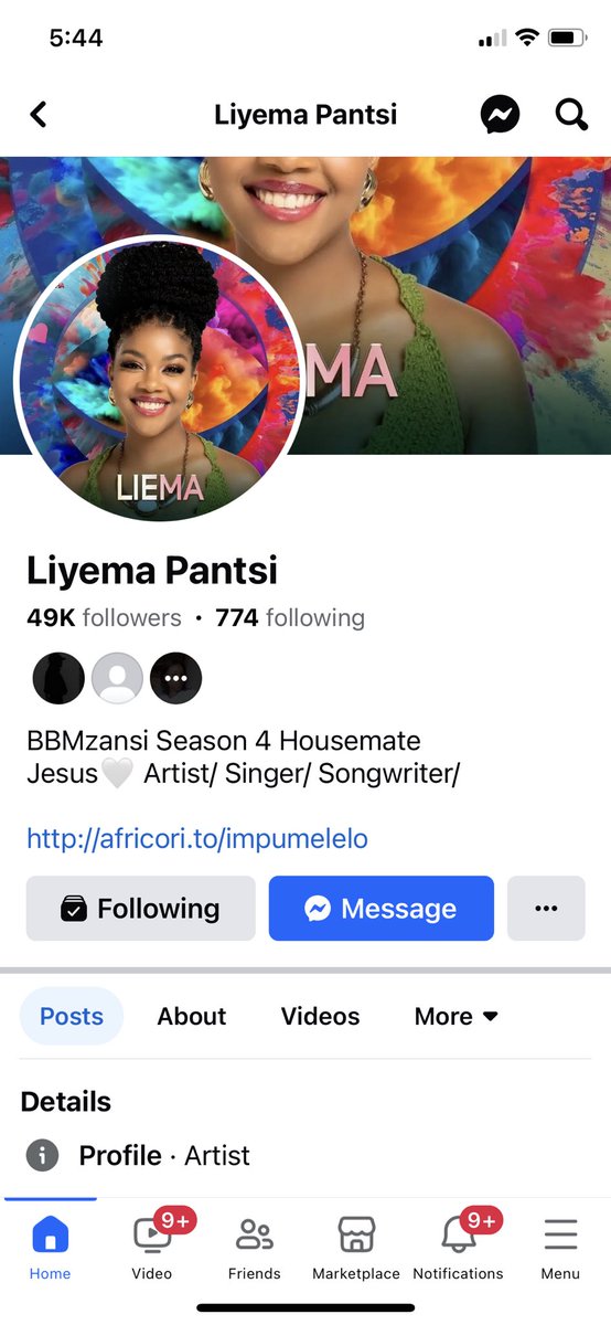 Is this her real account on Facebook? #LiemaPantsi