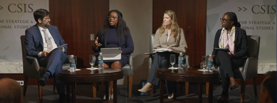 #ICYMI: @ProsperAfricaUS Trade Director joined experts from @Cisco and @BayerUS on a @CSIS panel at the 2024 Global Development Forum. She spoke about the initiative’s work increasing AGOA utilization at scale in the trade and investment sectors. bit.ly/3wiYd2j