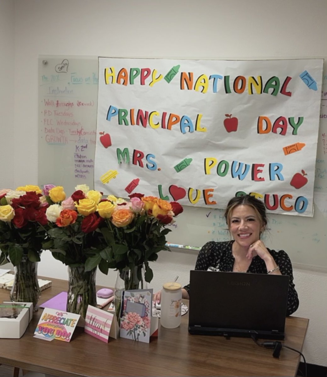#AliciaRChacon#THEDISTRICT
Happy National School Principal day to our very own Candice Power.
We hope you enjoyed your day! Thank you for all that you do for Alicia R. Chacon.