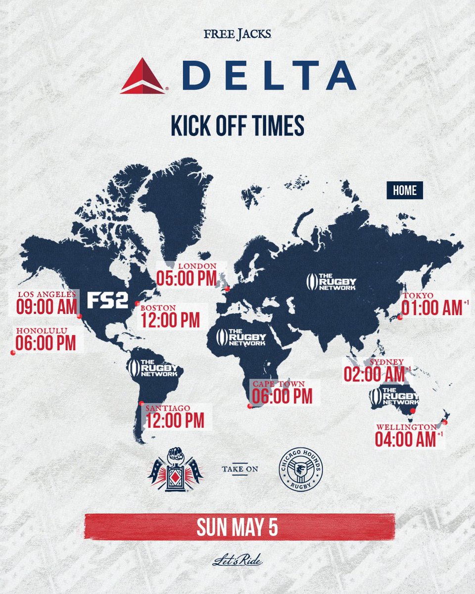 Kickoff times presented by @delta Where will you be watching from?