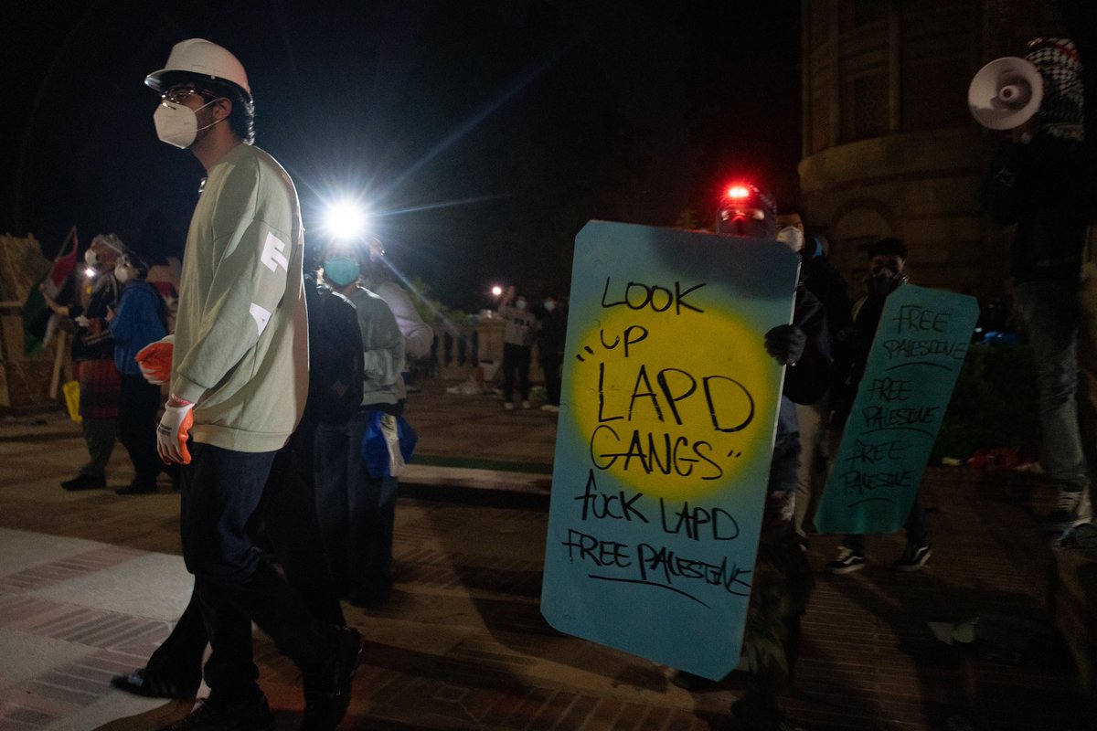A great reminder from protesters last night. Look up LASD gangs.