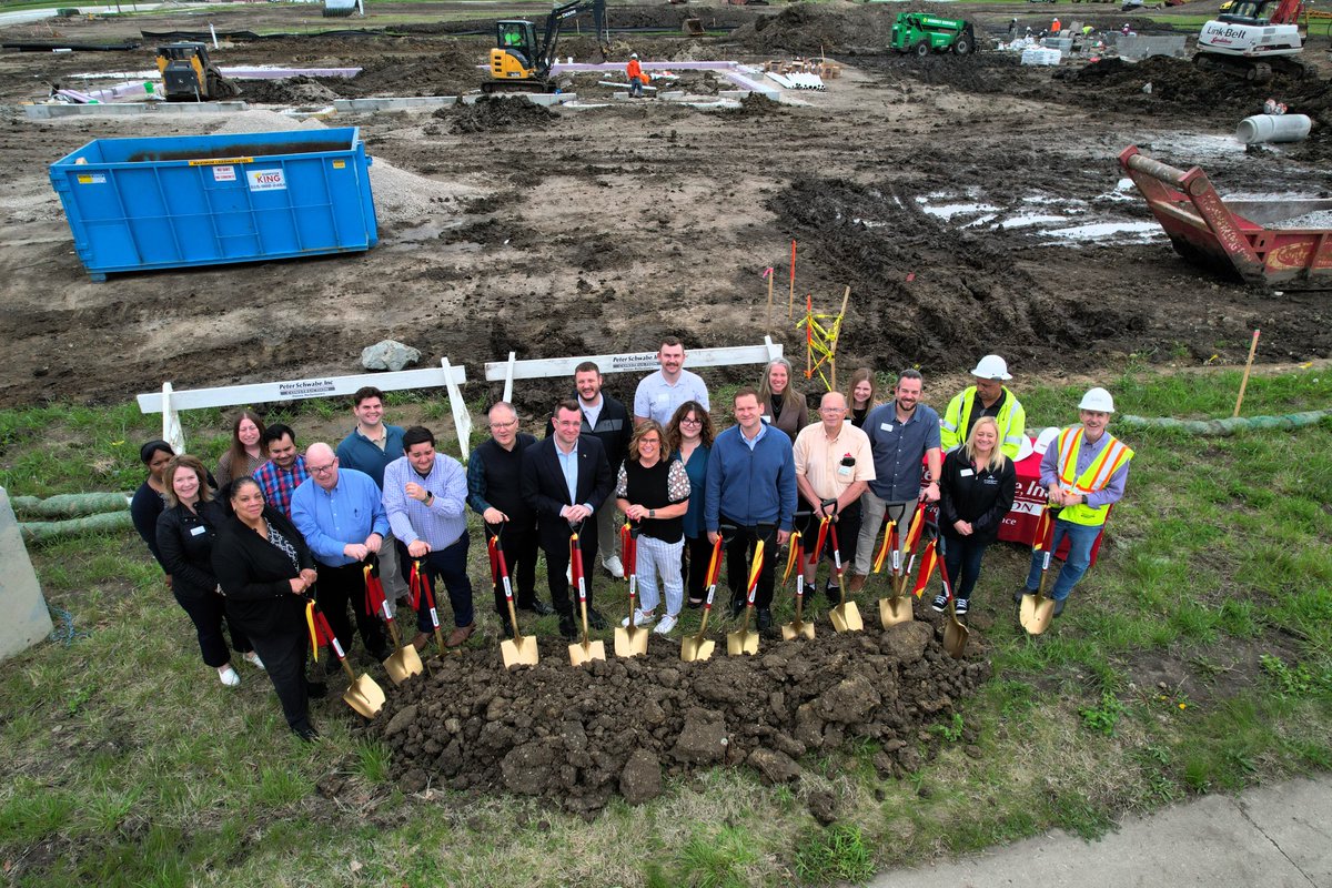 Excited to break ground on another McDonald's! This great new restaurant is being constructed in Ankeny, Iowa. We're lovin' it!
#commercialconstruction #mcdonalds