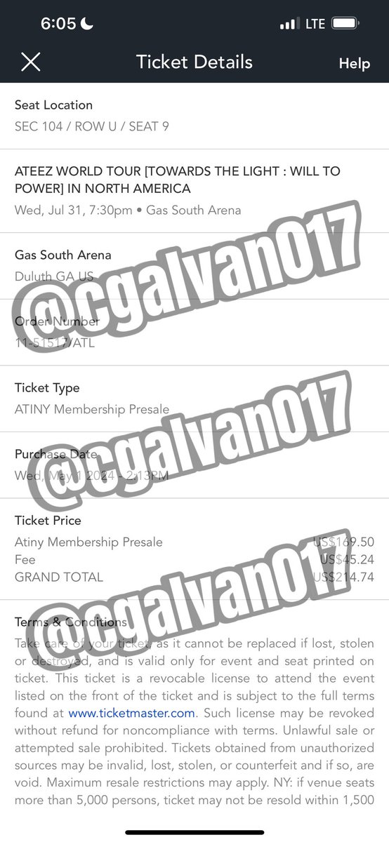 Hello ATINYS I’m selling (WTS) 1 ATEEZ Tickets 💌 at Gas South Arena on Wed, Jul 31, 7:30pm . Send a DM if you’re interested. #Ateez #Ateezpresale #Ateezconcert #Ateezworldtour #Ateeztickets #Ateezshow #AteezATL