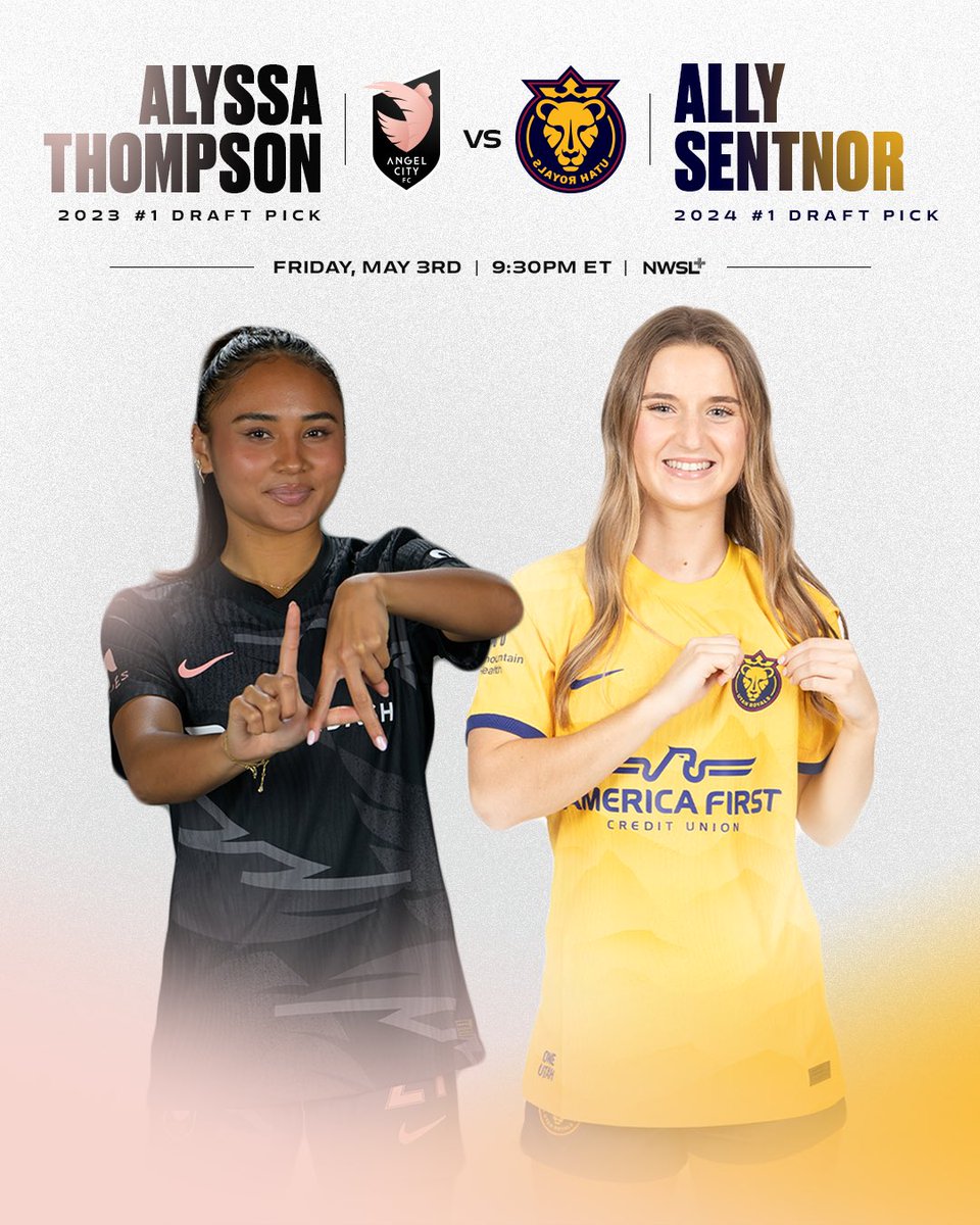 We've got ourselves a battle of the #1 Overall Picks form the 2023 and 2024 Draft TOMORROW! Who you got? 👀 🆚 LA vs UTA 🕤 9:30pm/et 📺 NWSL+