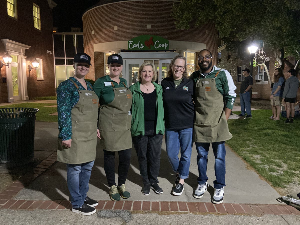 Thank you for joining us for another successful, Breakfast at Midnight with Culinary Services! Check out who stopped by to support us! Did YOU get a selfie with a certain VIP? 

Enjoy a few photos of behind the scenes and the late night crew!
#ohiofood #ohioeats #thrive #OHIO