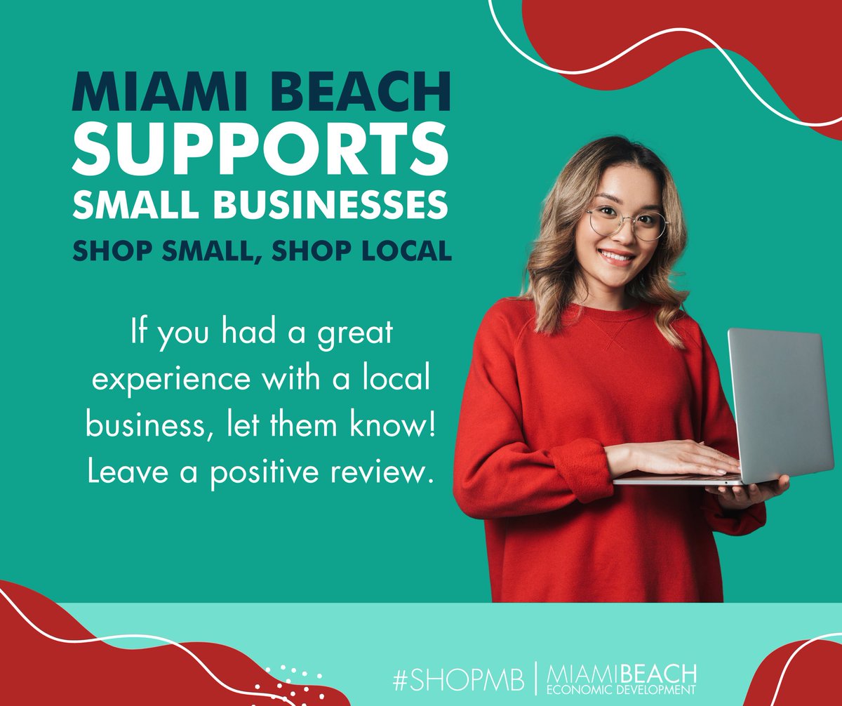 As #SmallBusinessWeek continues, here’s another tip on how to support our local business community.

If you had a great experience with a small business, let them know! Leave a positive review. ⭐️ #ShopMB #MBBiz